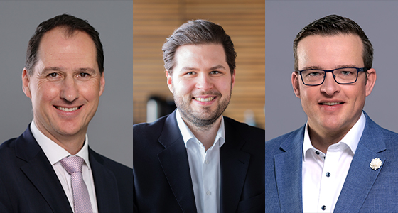 Andreas Freund, Karl Georg Boje, Thomas Thalau